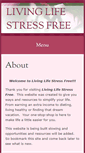 Mobile Screenshot of livinglifestressfree.com
